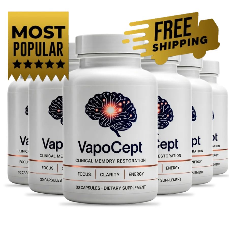 Six bottles of VapoCept — most popular package