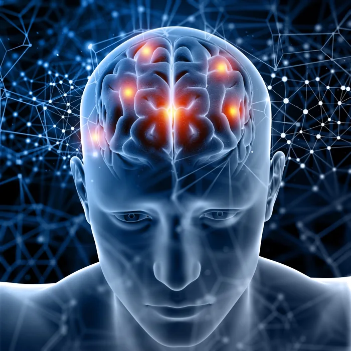 Active brain illustration